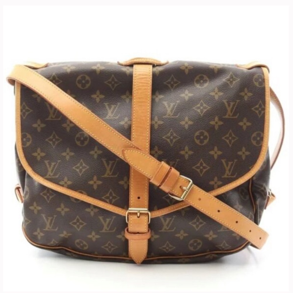 Louis Vuitton Saumur 35 M42254 Brown Monogram Shoulder Bag 11357